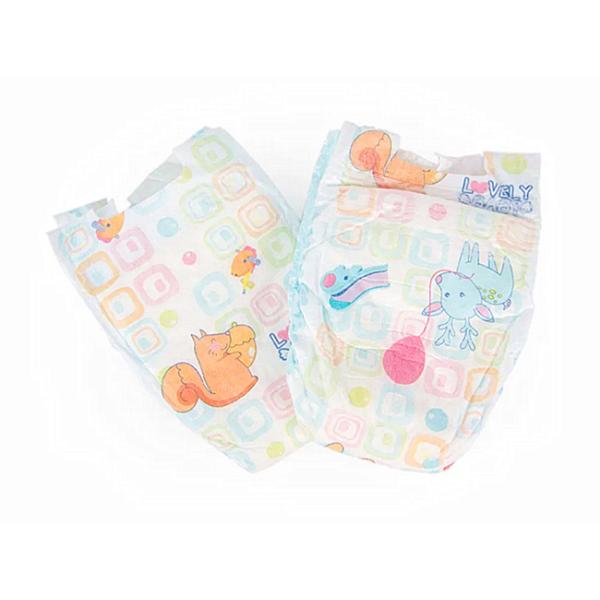 Унисексный индивидуальный одноразовый NB размер детские подгузники бесплатное пробы высокопоглощающие подгузники с лентой