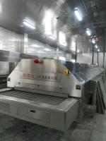 Les pommes frites surgelées industrielles rayent le congélateur frais commercial de surgélation de fruits de mer de tunnel de congélation à air comprimé