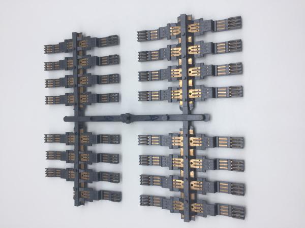 Durable Stamped Steel Parts , Precision Metal Stamping Parts Press Size 50T -300T