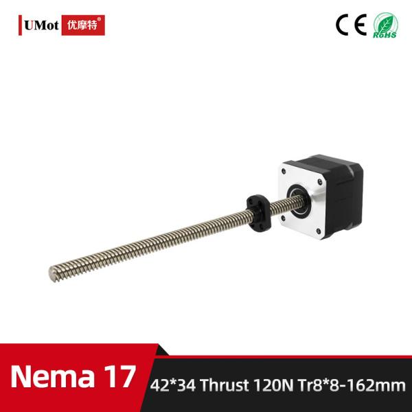 42mm Nema 17 Trapezoidal Thread Rod Linear Motion Actuator for Precision Control