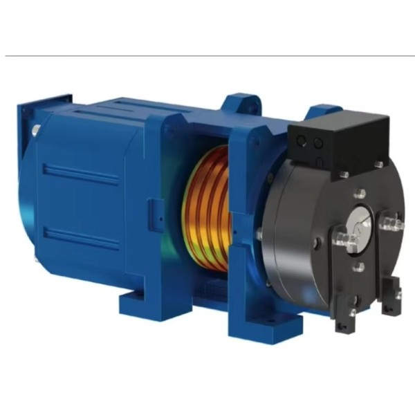 Modern Villa Elevator Permanent Magnet Synchronous Gearless Traction Machine Metal