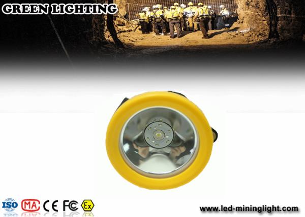 4000 Lux / 2.2ah Led Waterproof Safety Cordless Led Mining Cap Lamp With Li Ion Battery