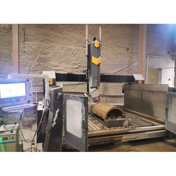 Precision 4 Axis Arc Slab & Column Stone Carving Machine