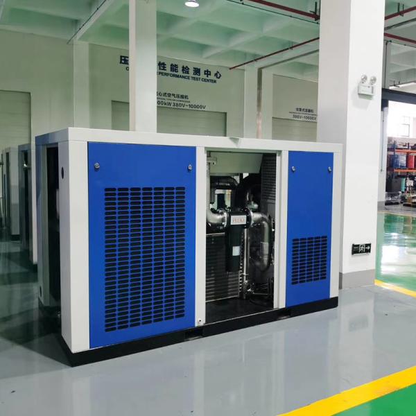 55kW 75HP Compressor de ar sem óleo Silencioso Indústria farmacêutica