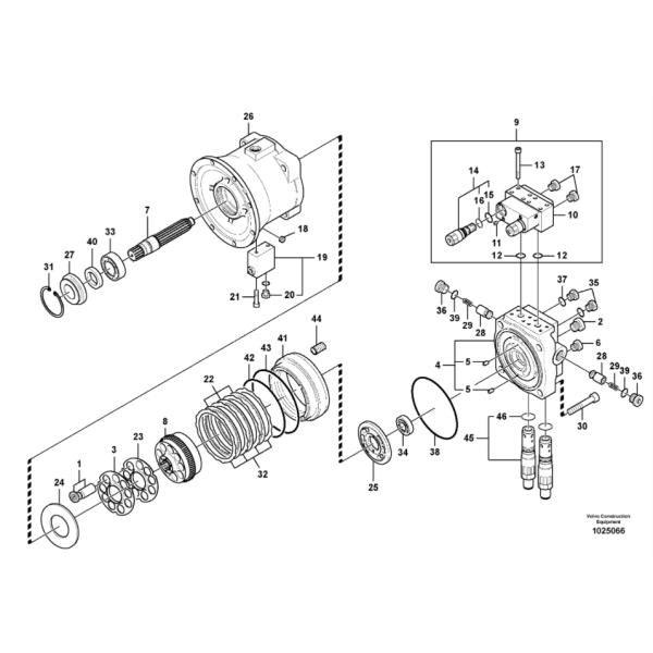 VOE14721129 Motor Swing Excavator