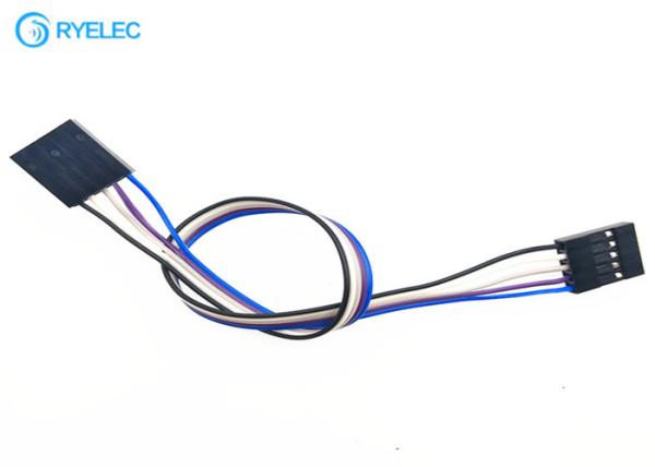 Pin fait sur commande des câbles 5 d'UL2651 28awg au connecteur femelle de lancement de 5pin Dupont 2.54mm