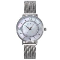 Reloj Mesh Strap del dial de la fregona del reloj análogo 18m m de cuarzo de las señoras 3ATM