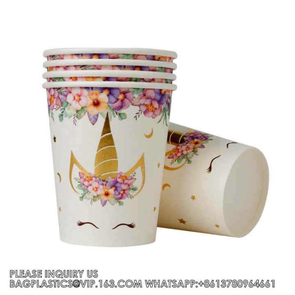 Hot Stamping Unicorn Themed Children'S Birthday Suit Party Supplies Creative Unicorn Party Supplies