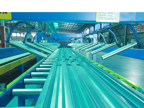 0.3 - 0.7mm Structural Steel Roof Panel Roll Forming Machine For Building Wall