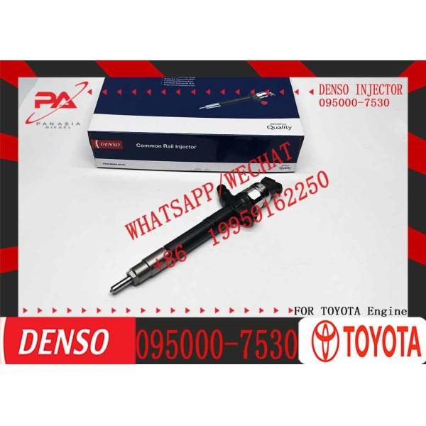  095000-7530 Genuine Diesel Common Rail Injector 0950007530 095000 7530 for toyota landcruiser 200 V8 1VD-FTV 4.5L