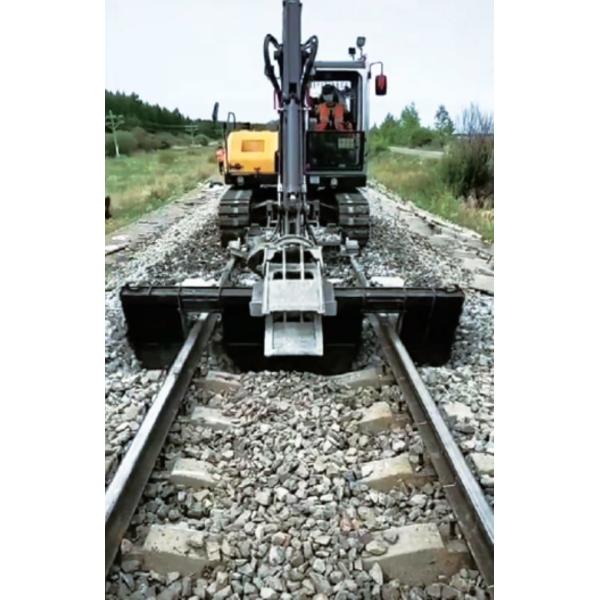 Excavator Attachment Sleeper Changer with 360 Degree Rotation High Efficiency and Wear-Resistant Manganese Steel for Railway Construction