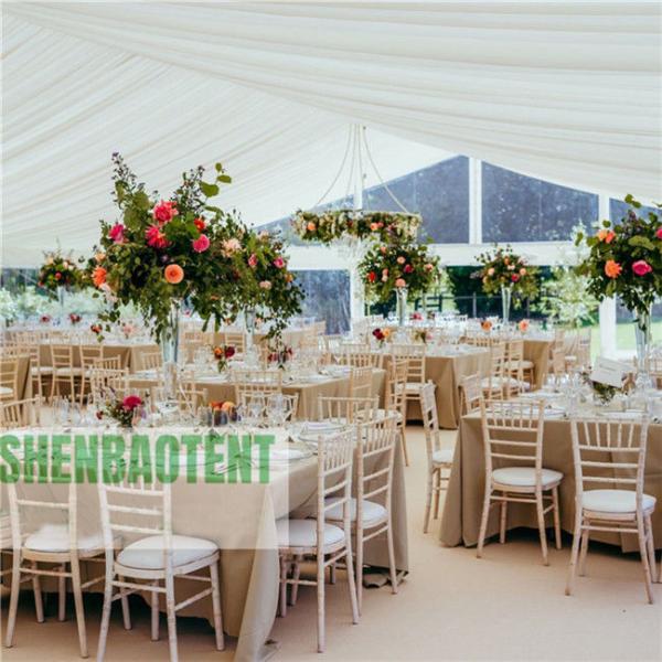 Catering Temporary Outdoor Tent , Resturant Marquee Party Tent 1000 Seaters For Family Banquet