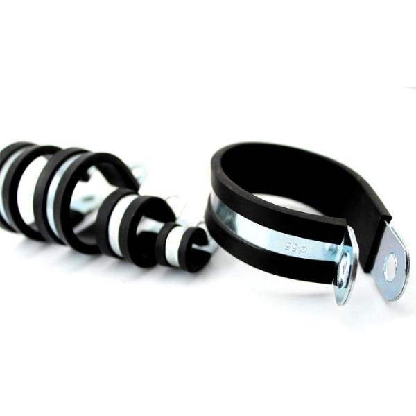 Galvanized Steel High Strength Tube Pipe Clamp Rubber Loaded Coated Metal Hose Clamps