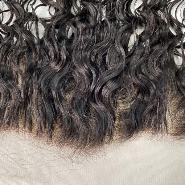 13x4 HD Lace Frontal 10A Brazilian Italy Curly Frontal Closure Human Hair 100% Unprocessed Virgin Ear to Ear Lace Frontal Human Hair Pre Plucked with Baby Hair 150% natural color
