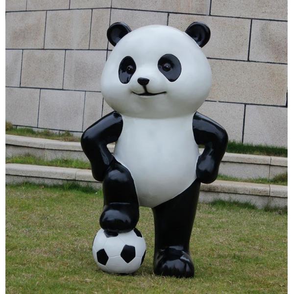 Spray Paint Resin Animal Sculpture , Chemical Do Color Beautiful Garden Statues