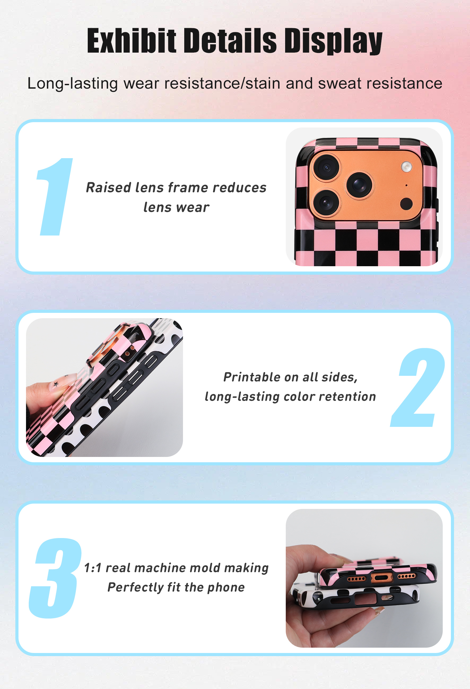 Wholesale 2 in 1 MagSafe 3D Film Sublimation Blank Phone Case with 3M Shockproof Protection