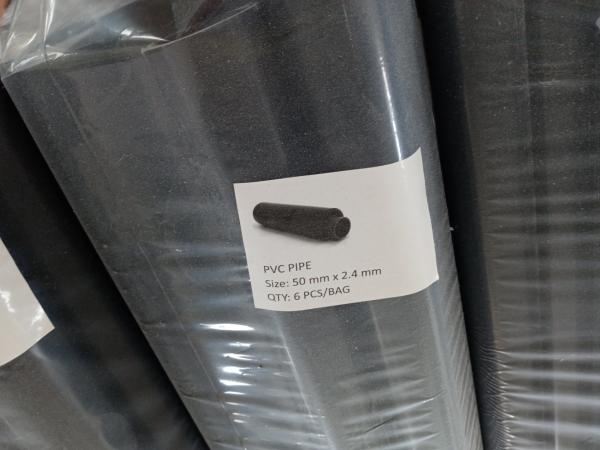 Round Angle Grey PVC Pipe For Water Supply DIN Standard Pn10 Pn16
