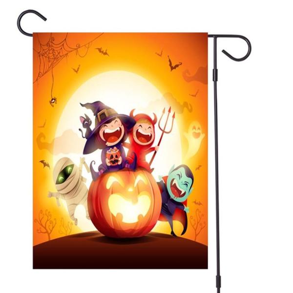 CMYK Bright Color L30cm 100D Decorative Garden Flags