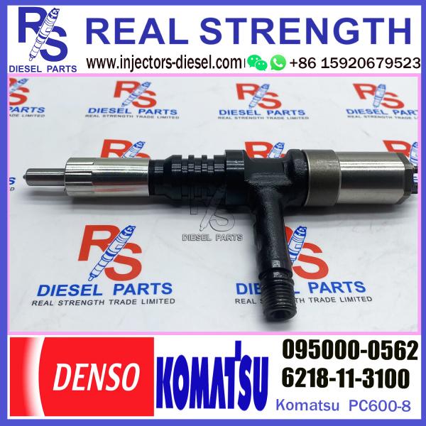 PC600-8 Komatsu Fuel Injectors SAA6D140E 6218-11-3101 6218-11-3110 6218-11-3100