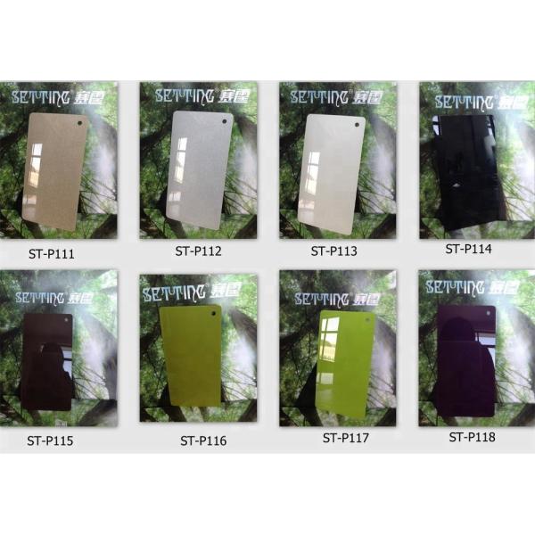 Black color Acrylic film laminated panel