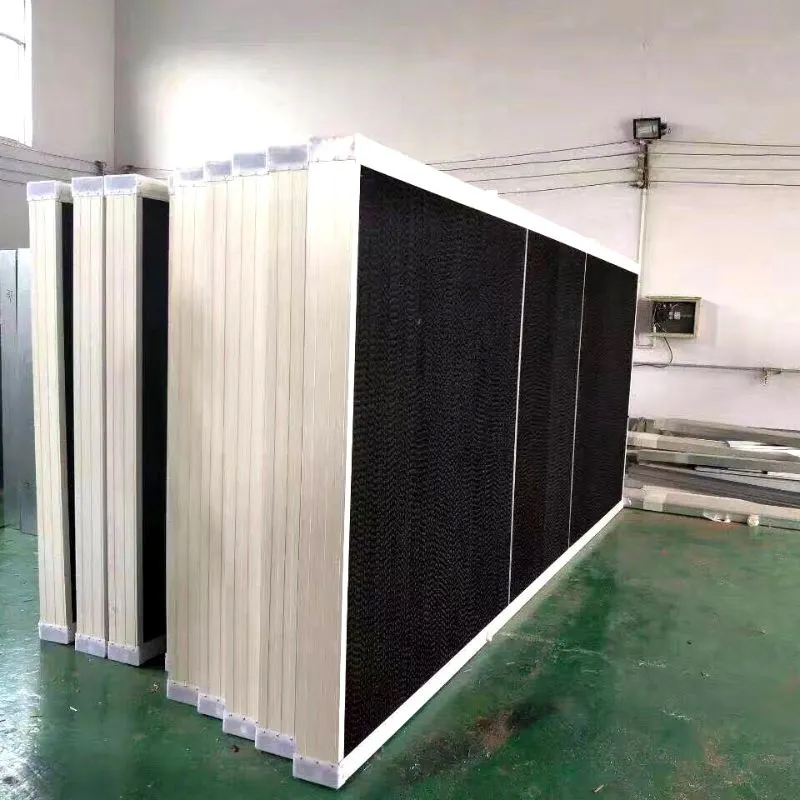 Poultry House Evaporative Wet Curtain Cooling Pad System Low Airflow Resistance