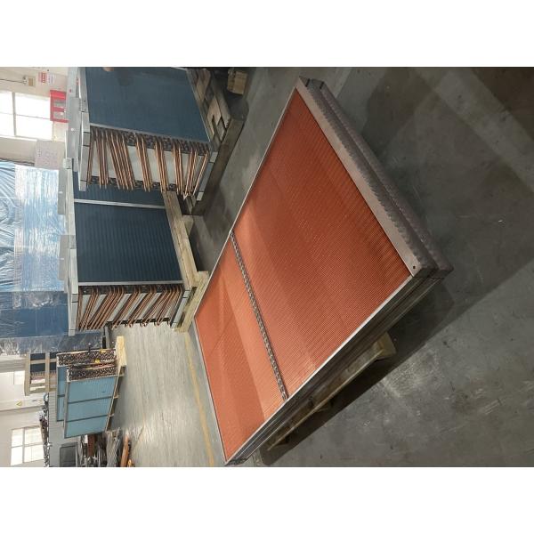 Square Microchannel Tubular Heat Exchanger Aluminum Fin Material