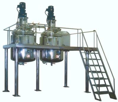 Tanque de derretimento da gelatina de 304 SUS/três camadas do aquecimento do banho maria/450L