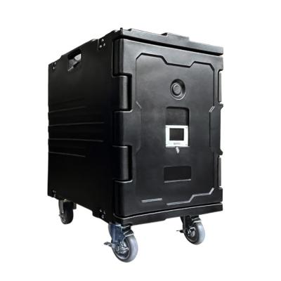 8Hour Heat Insulated Pan Carrier Cold Lock Food Tray Carrier 90Ltr