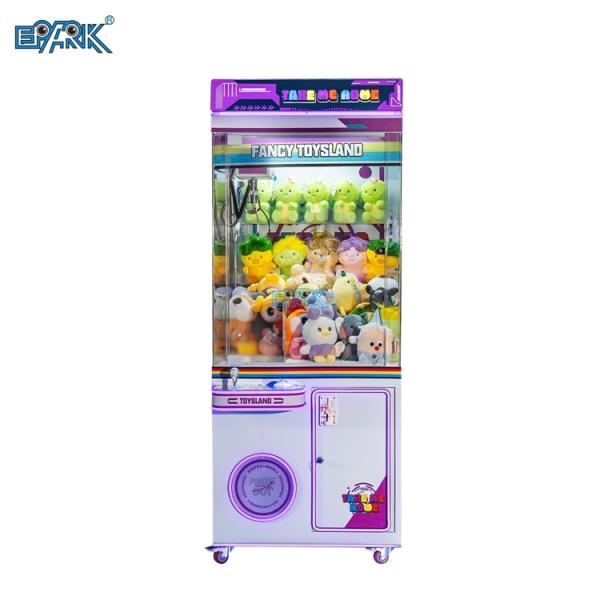 Pink Love Gift Coin Operated Claw Machine Fully Transparent 90W