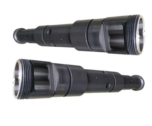 Bimetallic Nitrided Conical Twin Screw Barrel For WPC PVC PE Industry