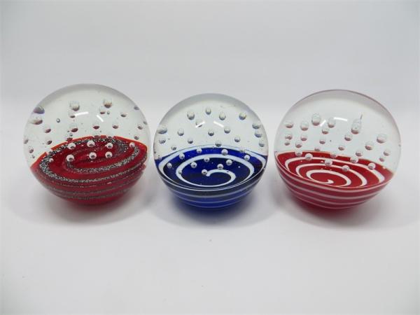 Glass paperweight,  glass ball,  glass round ball