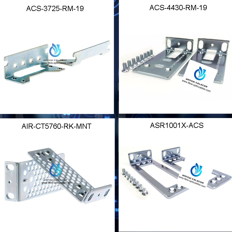 Маршрутизатор сети серии набора ASR1001-X держателя шкафа ASR1001X-ACS= Cisco устанавливая запасную часть вспомогательного набора