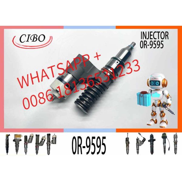 Quality - Tested Fuel Injector 153-7923 0R-9595  C12 1537923 0R9595 Common Rail Injector for  3176B Excavator