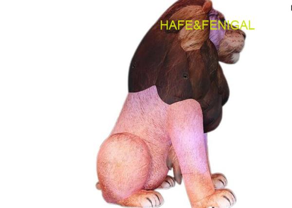 Replicas de animales inflables personalizadas, león inflables de 3 m para parque, zoológico, decoración de museos