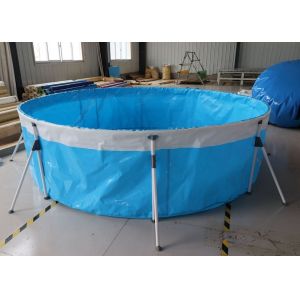 Étang de poissons en PVC multifonctionnel Adaptation flexible pour les grandes et moyennes et petites aquacultures