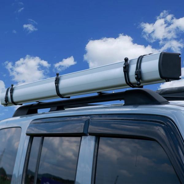 Retractable Car Awning Tent 250x200cm Aluminum Alloy Frame