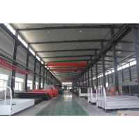 Construcciones metálicas prefabricadas modernas, planta de estructuras industriales prefabricadas de acero con grúa