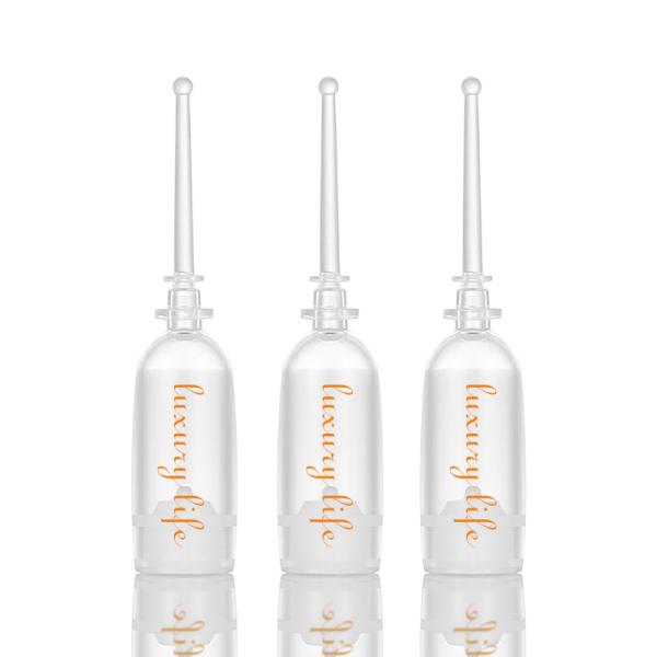 Transparent  2 Ml Serum Vials , Airless  Cosmetic Serum Bottles Screen Printing