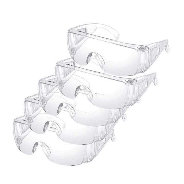 Flexible Medical Protective Goggles Soft PVC Polycarbonate Lens Lndirect Vent