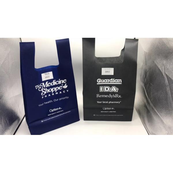 Die Cut Многоразовые нетканые сумки для продуктовых магазинов Сумка для переноски