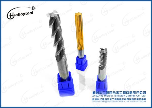 4 Flute Parallel Shank Solid 0.7um Tungsten Carbide End Mill