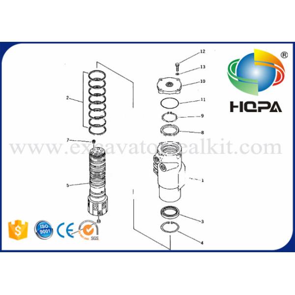 703-08-23100 Swivel Joint Assy / Komatsu PC60-6 Center Joint Oil Repair Kit