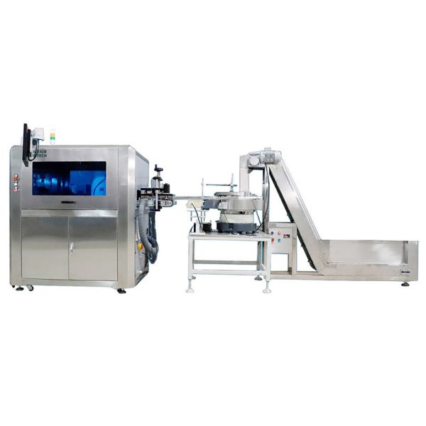 Eye Dropper Caps AI Vision Inspection Machine High Speed 0.1 Mm Precision Full Automated AI Deep Learning Algorithms
