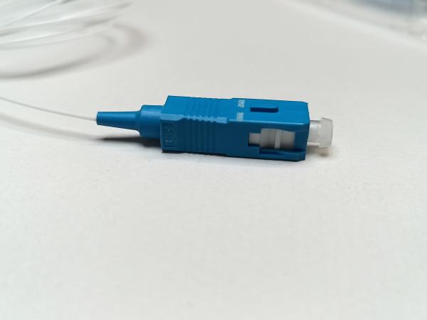Fiber Optic Divisor 1x4 PLC 0.9mm Steel Tube Splitter SC UPC Connector