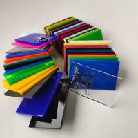Feuille acrylique de signe brillant élevé de couleur imperméable pour des signes Lamphouse