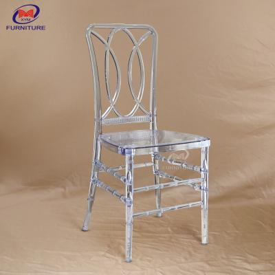 Clear Bulk Resin Chiavari Chair Mesh Back For Outdoor Wedding Event