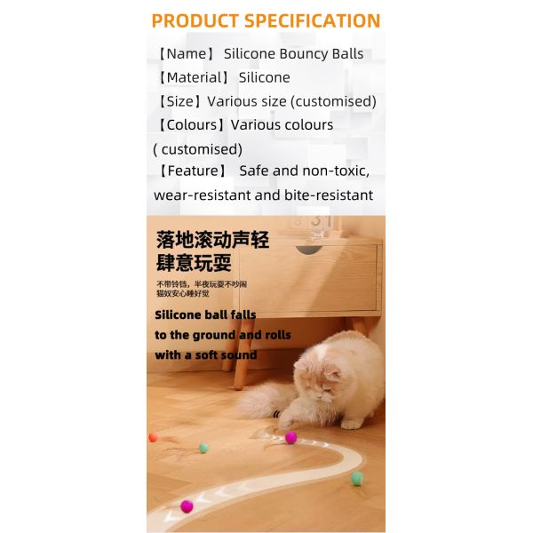 Pet Play Essential Solid Silicone Balls Elasticity Included Size 2mm 22mm Moulding Service Offered