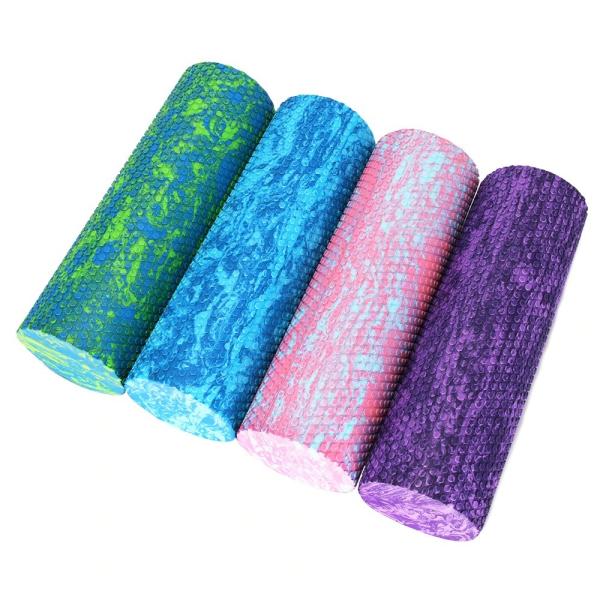 Gym Fitness Yoga Foam Roller Peanut Ball Set Pilates Block Peanut Massage Roller Ball