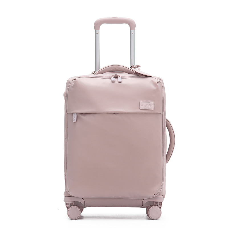 2025 Customizable Color Nylon Carry-On Travel Suitcase Hot Sale Lightweight Waterproof Spinner Wheels with Large Capacity