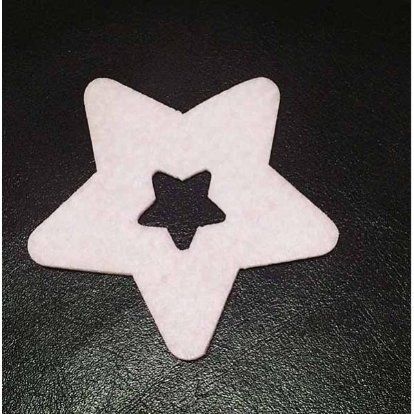 Star Shape Funny Christmas Decorations PP Material For Festival Wall Decor
